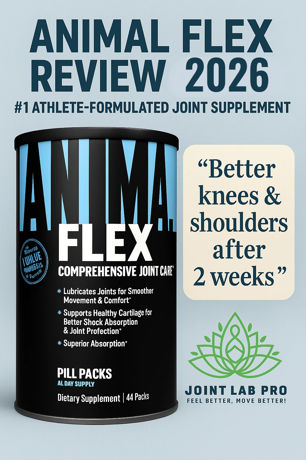 Animal Flex Review 2026 | Athlete Joint Pack