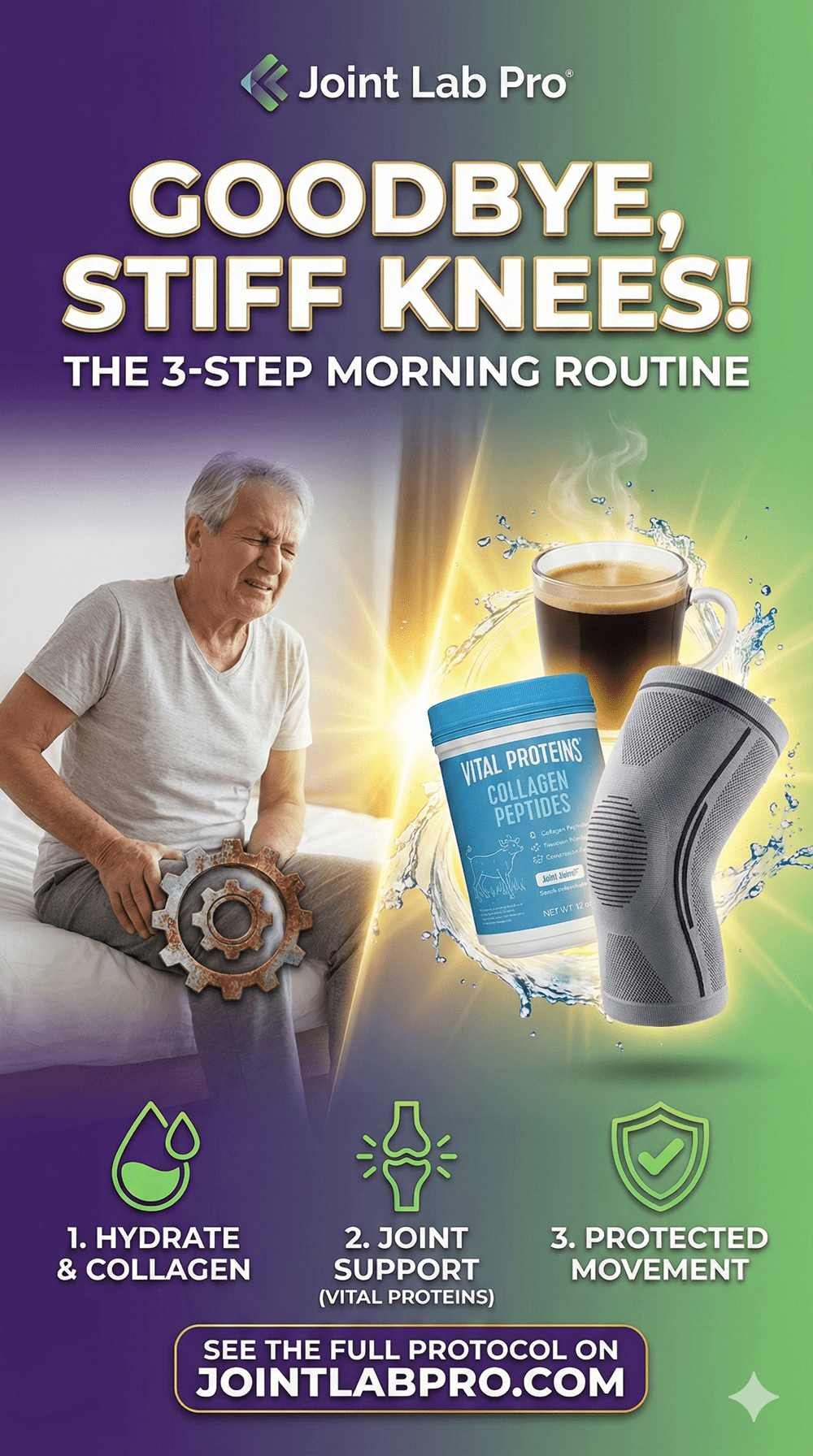 “Why Your Knees Are Stiff in the Morning (And The 3-Step Routine to Fix It)