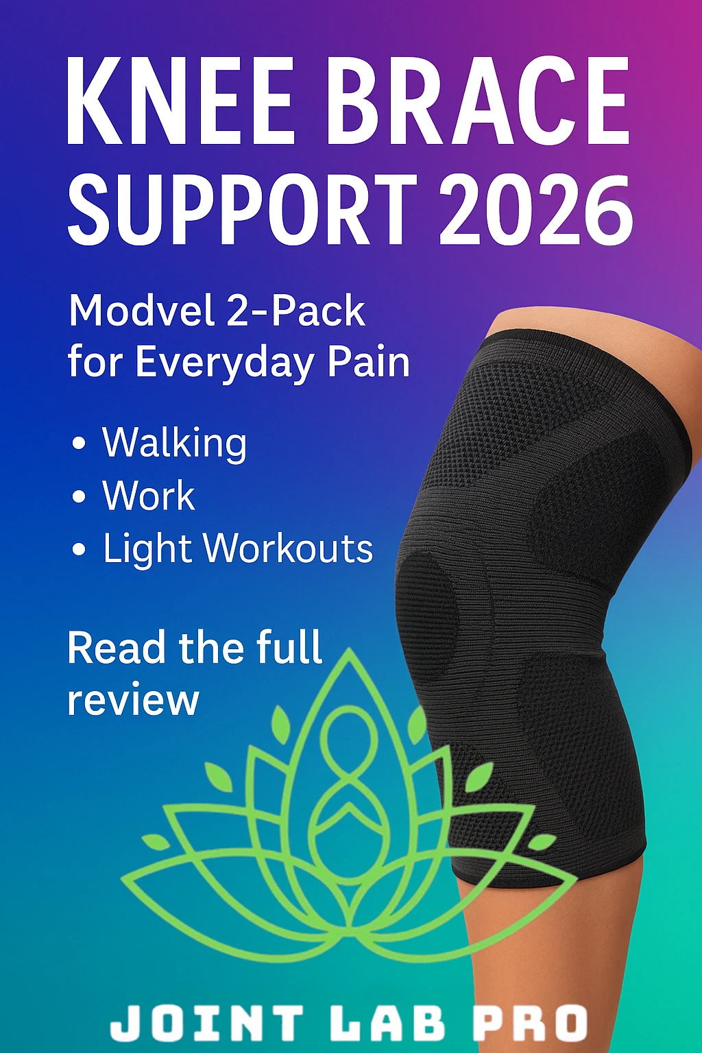 Modvel Knee Brace Review (2026) — #1 Best Seller, 75,480 Reviews