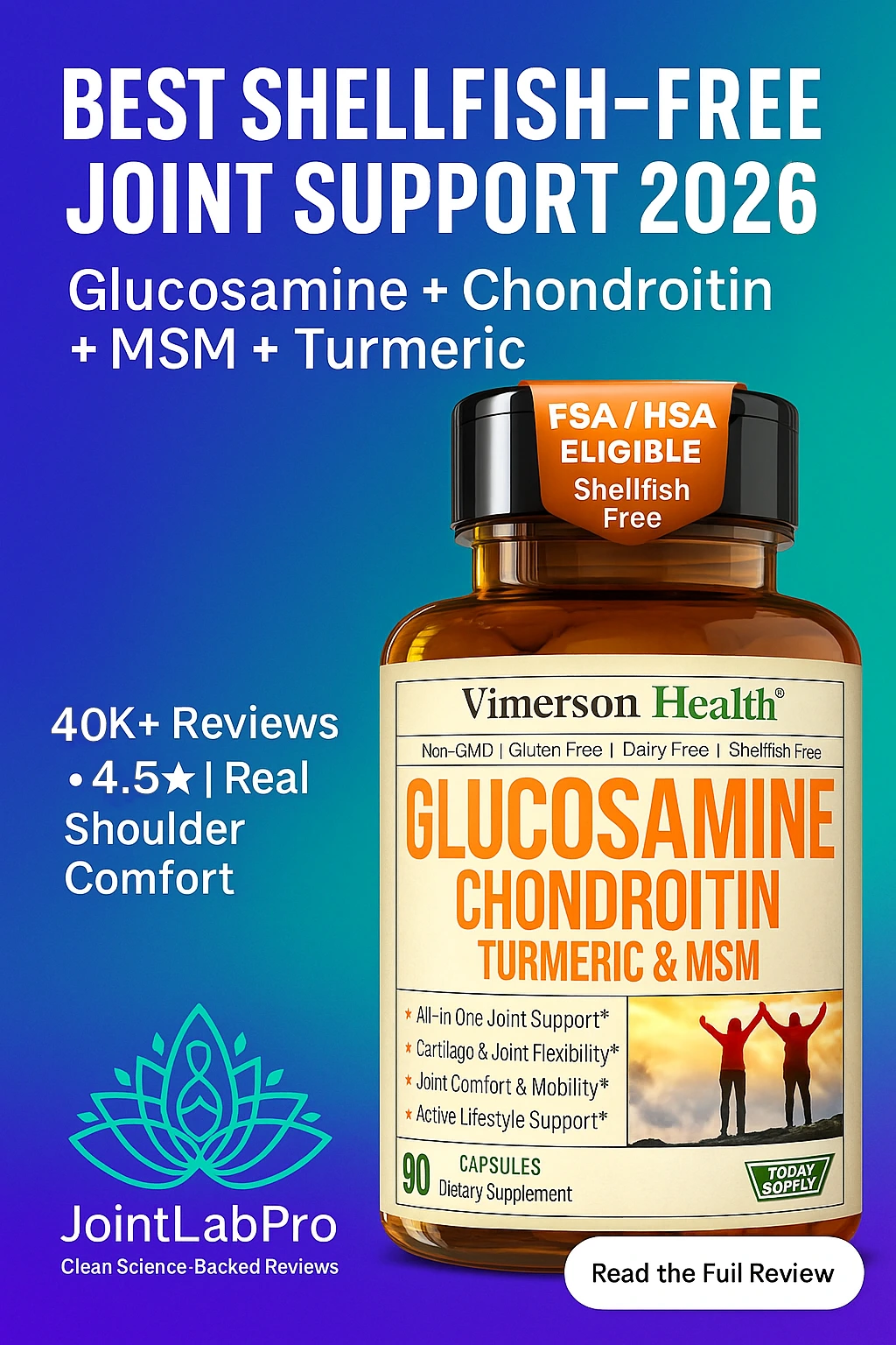 Vimerson Health Glucosamine Review (2026) — #1 Best Seller, Shellfish-Free