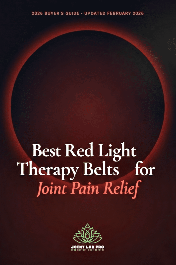 Best red light therapy belts for joint pain in 2026 — Hooga, Lifepro AllevaRed, and BestQool Redot S